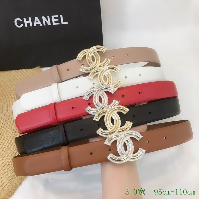 Chanel Belt 30mmX95-110cm 7D136